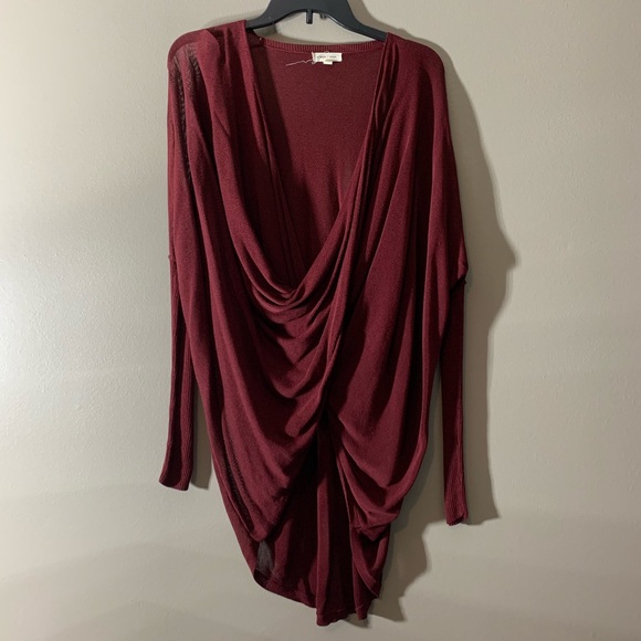 silence + noise Tops - Urban Outfitters Silence + Noise Burgundy Top